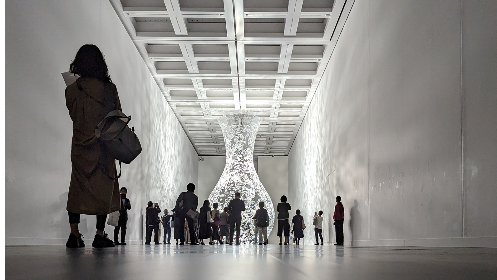 Shinji Ohmaki's installation evokes a sense of something